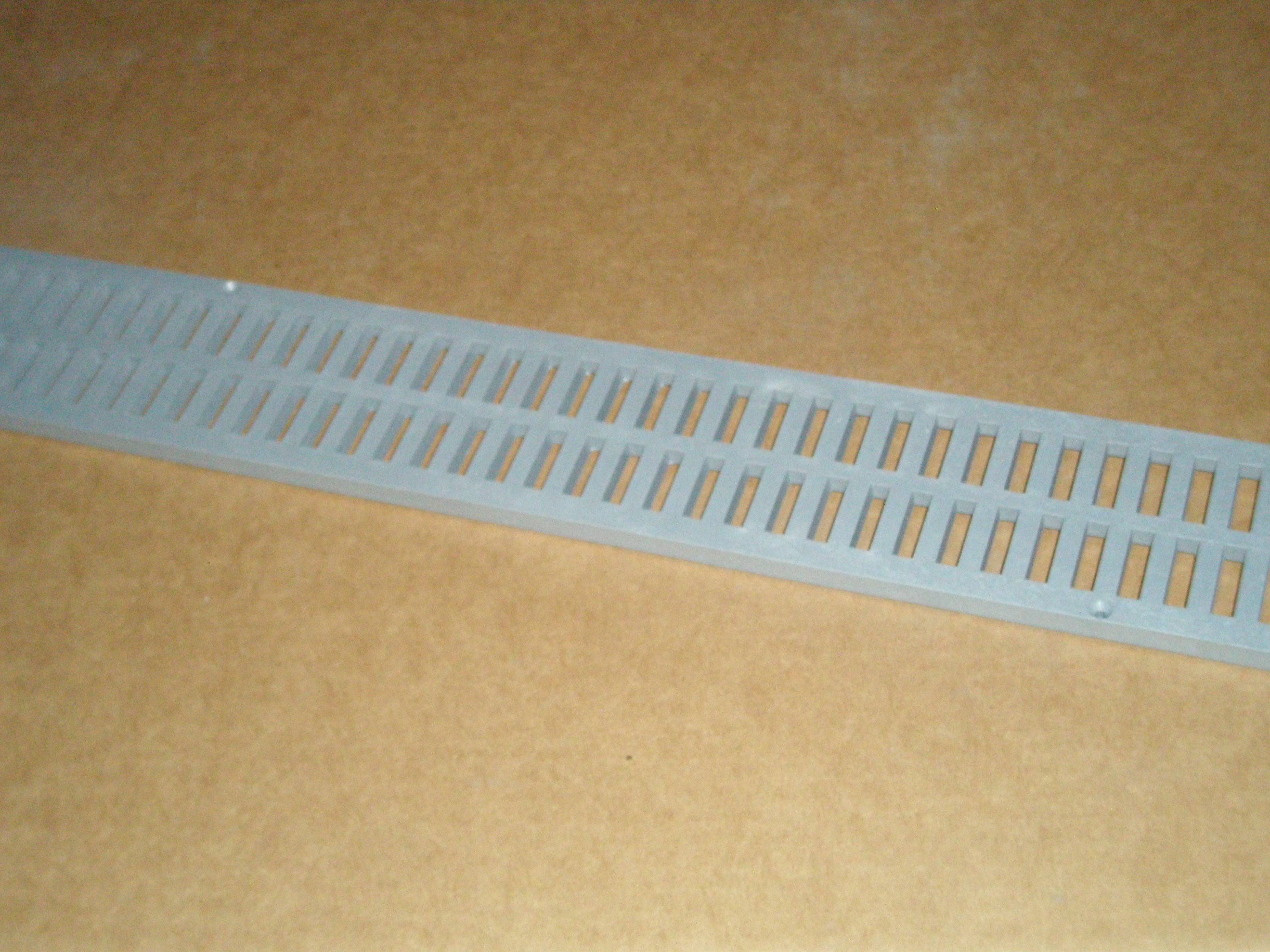 MINI CHANNEL GRATE 3'   GRAY - Channel Drain